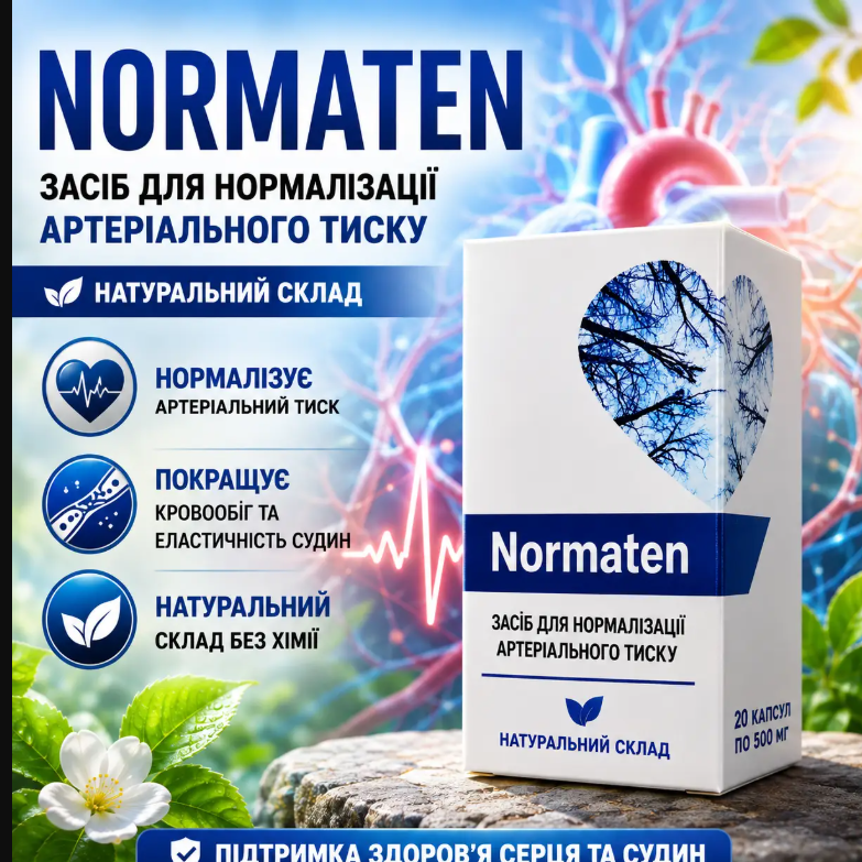 Normaten - Засіб для нормалізації артеріального тиску (Норматен)