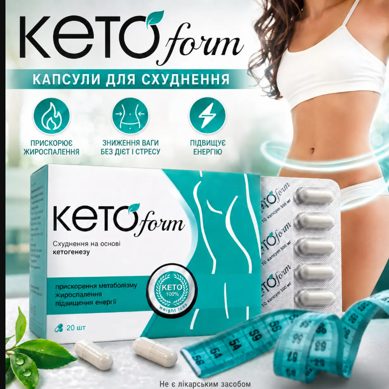 KetoForm - Капсули для схуднення (КетоФорм) УКРАЇНА